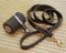 Leather Braided Obedience Lead for DOG walking and tracking