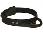 For all dogs 1 3/4 inch LEATHER DEPLOYMENT COLLAR