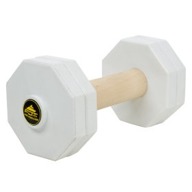 'Extreme Training' Wooden Dog Dumbbell with Plastic Removable Plates for Schutzhund Training II 1 kg (1000 gr)