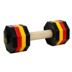 'Easy Lifting' 'Resistant Wooden Dumbbell with Plastic Bells for Schutzhund Training 2000 g