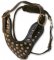 Stud Dog Harness for police dogs -2 ply leather HARNESS