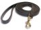 Tac-Black Leather Classic Agitation Leads for Working Dog