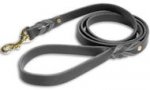 DOG Leather Dog Leash Double Braided 3/4 Inch