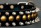 Studded Latigo Leather Dog Collar for police dogs