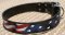 American Flag Dog Collar for Dog -Leather usa collar