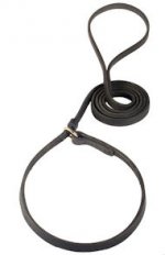 Leather Slip Lead 6 FT on 1/2'' for police dogs