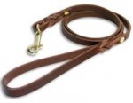 Get Custom Leather Dog Leash for all dogs with brass hook