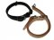 Leather choke collar for different breeds