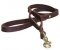 Great Double Handle Leather Dog Leash 3/4 inch on 5 FT