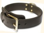 Tac-Black Leather Agitation Collars for Dog training