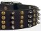 2 2/5 inch Spiked & Studded Latigo Leather police dogs Dog Collar