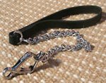 Steel Chrome Plated Chain Dog Leash for schutzhund dogs