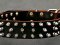 Leather Spiked Dog Collar-3 Rows of spikes collar for all breeds