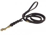 Leather Dog Leash 2 to 6FT x 1/2-Inch for schutzhund dogs