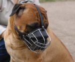 Wire Basket Dog Muzzle for Dog-Cage basket muzzles