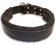 BUY 1.5 inch Leather Collar for police dogs