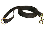 6FT Deluxe Nylon Lead with Swivel Snap for police dogs