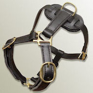 Genuine Leather Dog Harness for schutzhund dogs