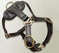 Leather No Choke Dog Harness for all dogs
