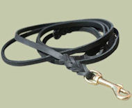 Leather Puppy Leash-3/8 inch leash for DOG