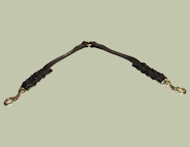 For all dogs Leather Two Dog Coupler