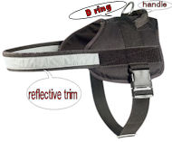 Padded Harness Service Dog Vest for Schutzhund Training