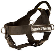 SAR Harness for all dogs-Search&Rescue NYLON DOG HARNESS