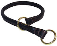 1/4 inch Wide Rolled Choke Dog Collar for Dog Training