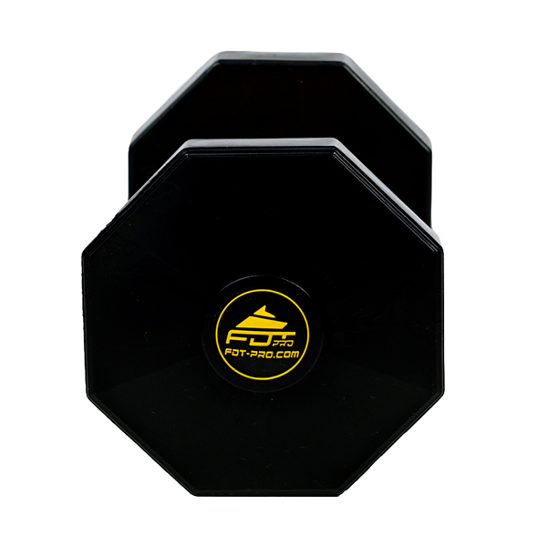 Dog Training Dumbbell with Black Weight Plates