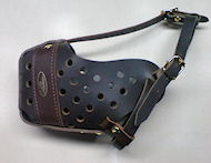 Original Leather Agitation Muzzle for training your dogs