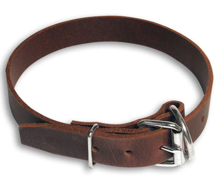1 inch Dog Collar-One inch Leather Collar for police dogs