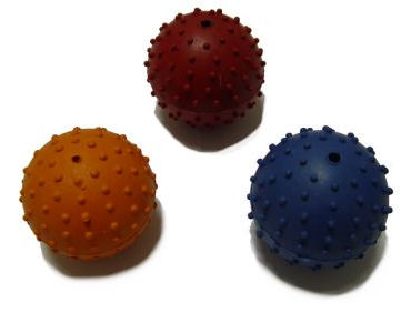 Rubber Squeaky Ball Dog Toy 2 3/8''(6cm)-police dogs Dog Toys