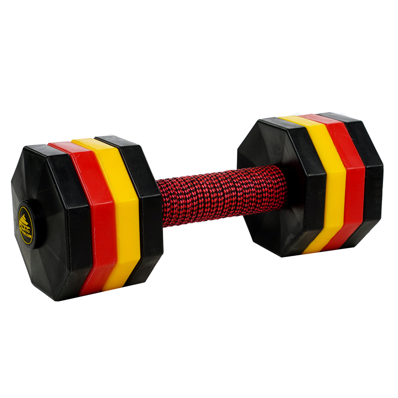 'Power Lifter' Wood and Plastic Dog Training Dumbbell 2000 g (2 kg) - SchH 3
