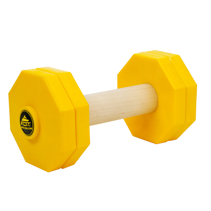 'Daily Training' Wooden Dog Dumbbell with Plastic Removable Plates for Schutzhund Training II 1000 g