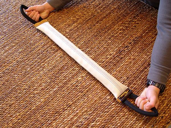 Fire Hose Dog Bite Tug With 2 handles for dog training