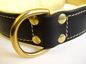 leather dog collar 